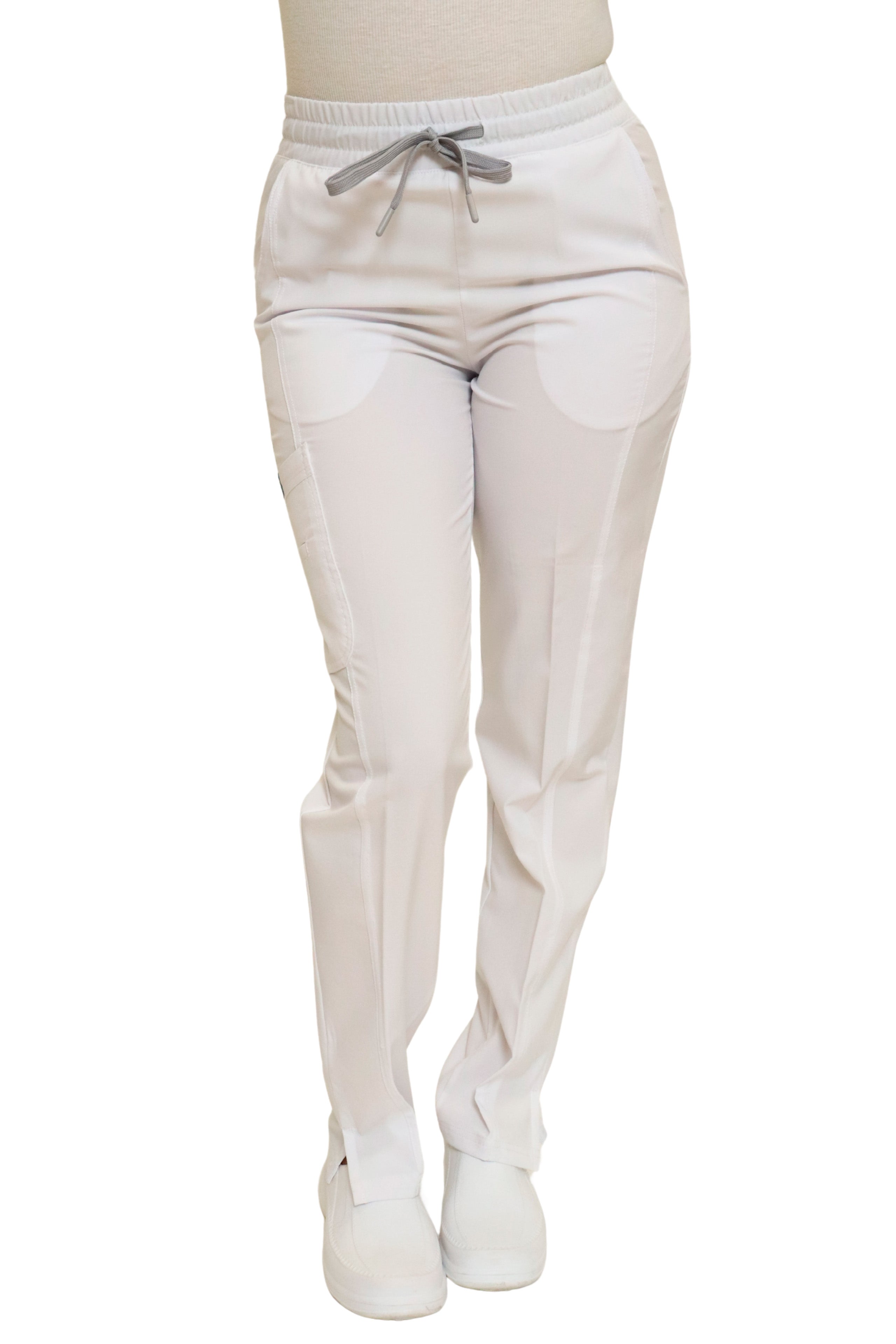 PANTALÓN EGD-145 HIGH WAIST DAMA ETIQUETA GRIS
