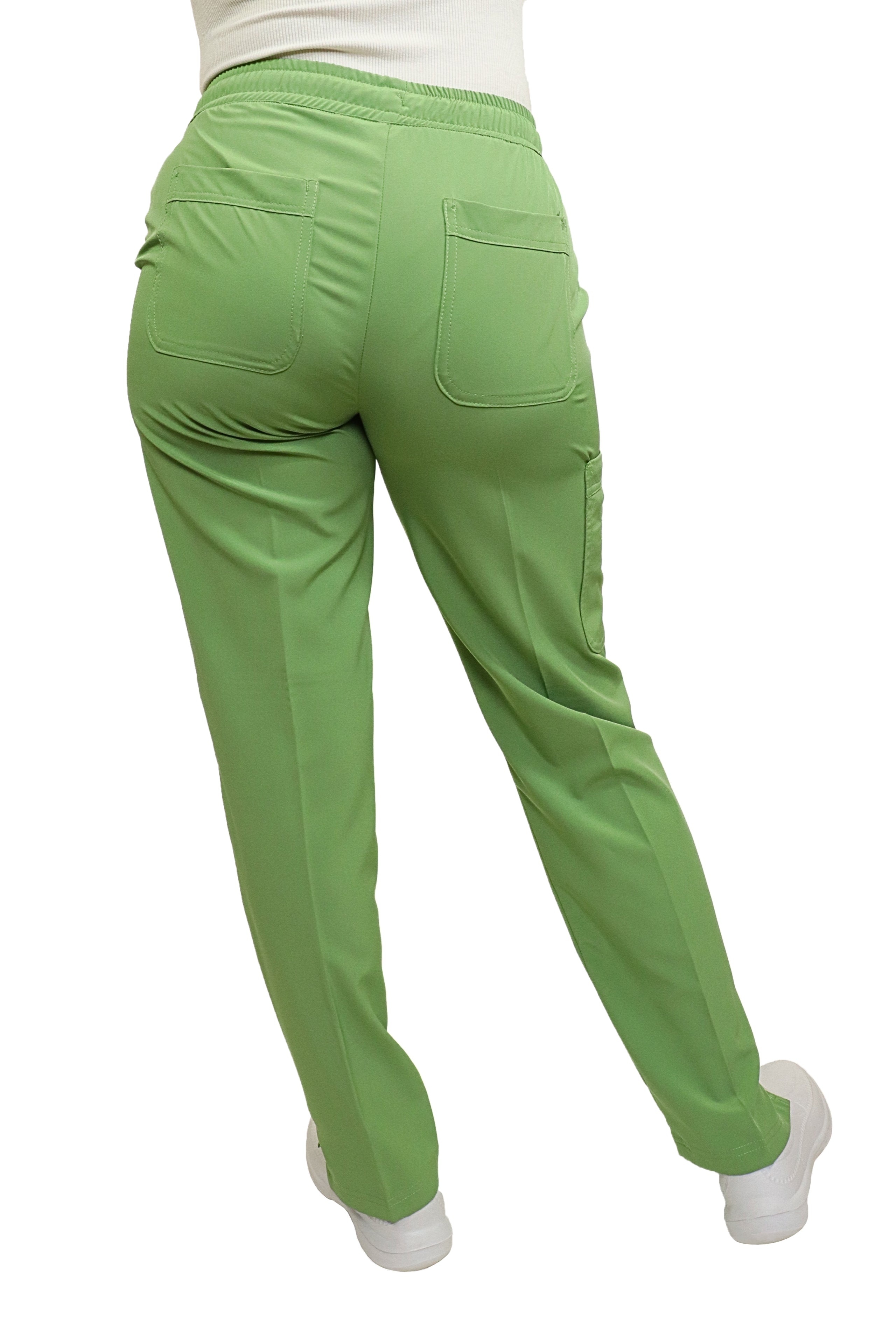 PANTALÓN EGD-145 HIGH WAIST DAMA ETIQUETA GRIS