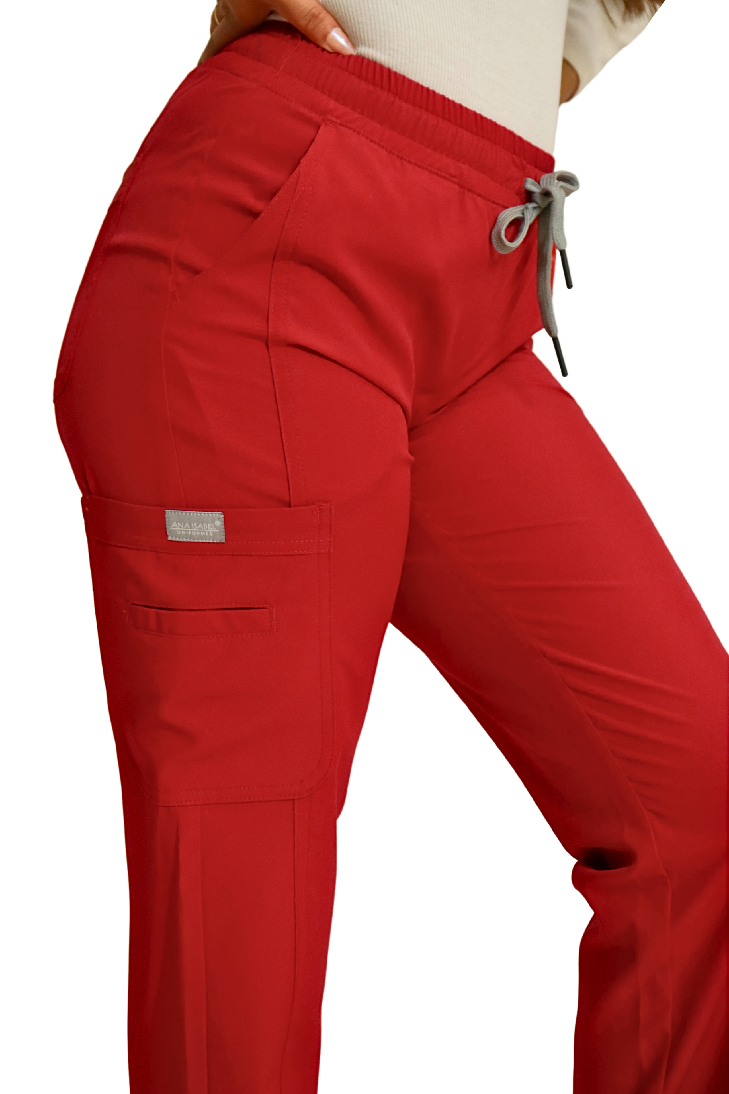 PANTALÓN EGD-145 HIGH WAIST DAMA ETIQUETA GRIS