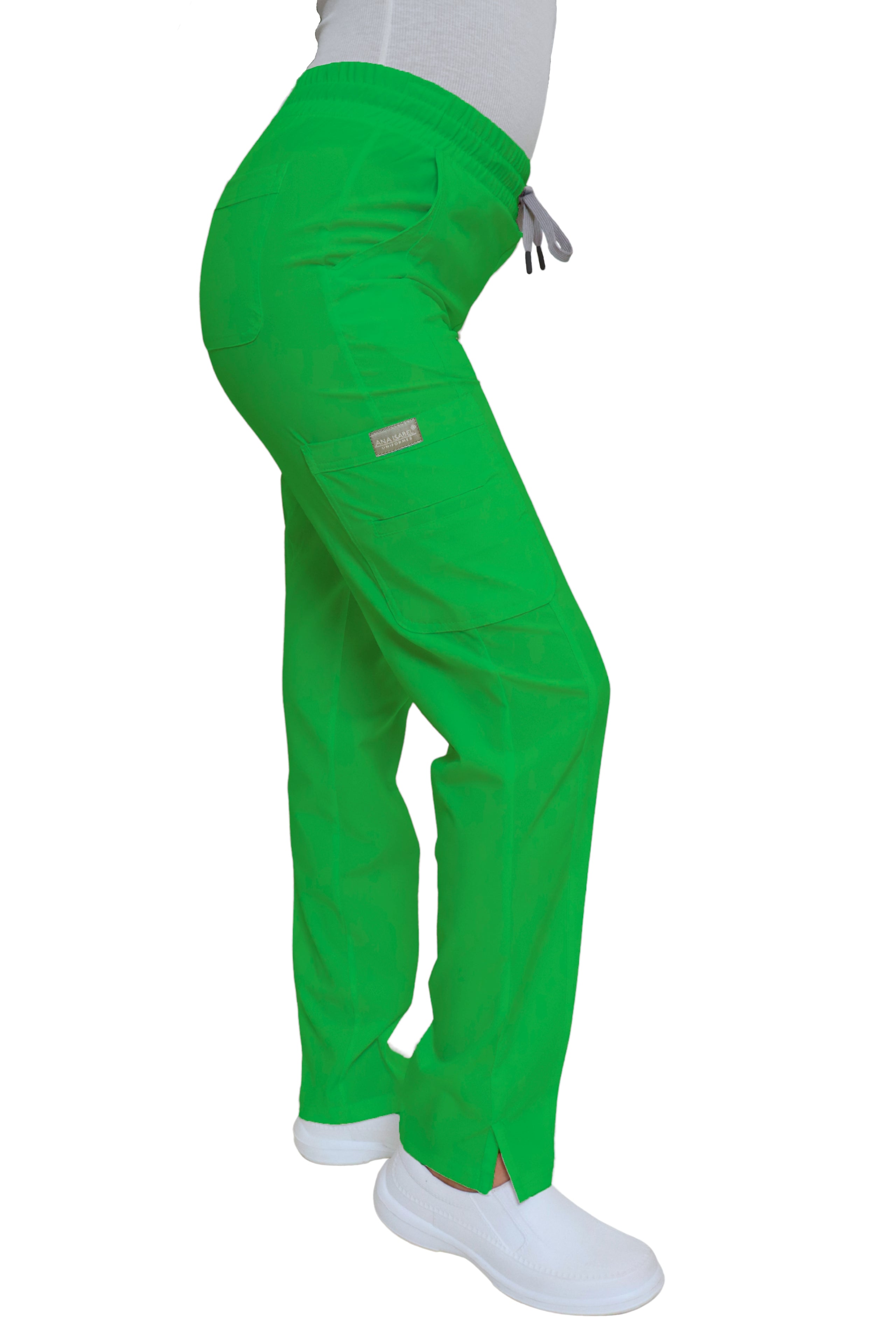 PANTALÓN EGD-145 HIGH WAIST DAMA ETIQUETA GRIS