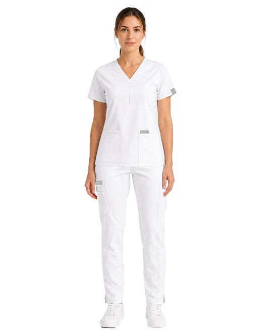CONJUNTO EGD-21 DIANA - ETIQUETA GRIS DAMA- PANTALÓN HIGH WAIST EGD-145