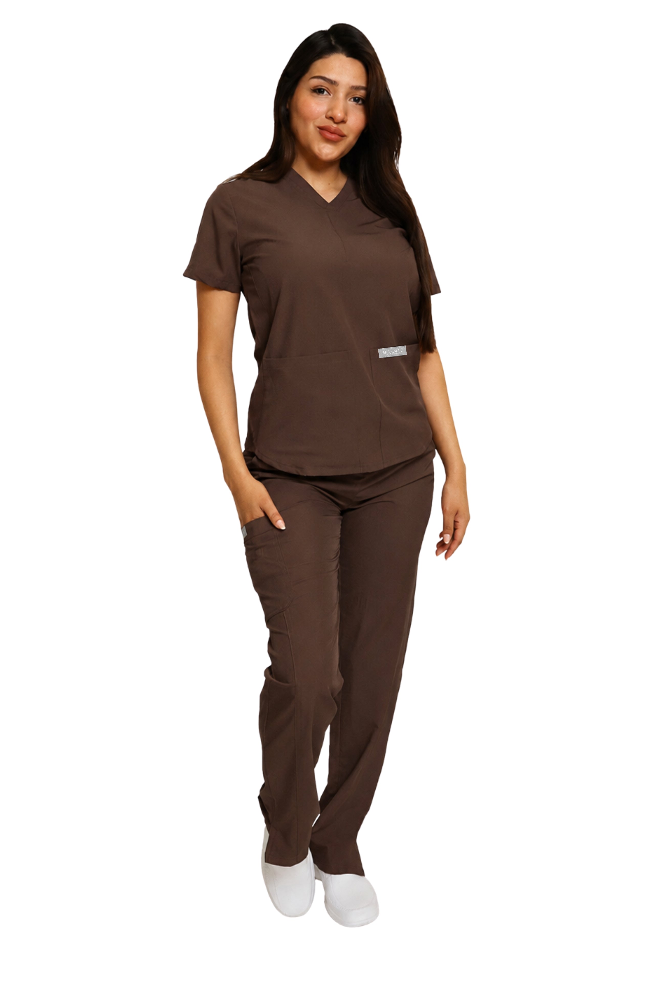 CONJUNTO EGD-21 DIANA - ETIQUETA GRIS DAMA- PANTALÓN HIGH WAIST EGD-145