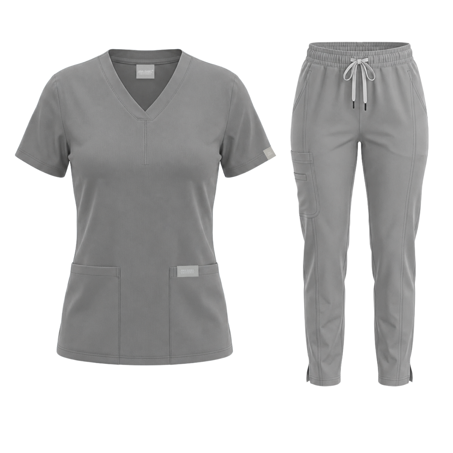 CONJUNTO EGD-21 DIANA - ETIQUETA GRIS DAMA- PANTALÓN HIGH WAIST EGD-145