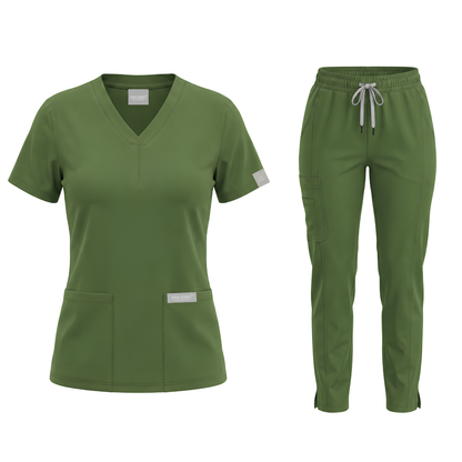CONJUNTO EGD-21 DIANA - ETIQUETA GRIS DAMA- PANTALÓN HIGH WAIST EGD-145