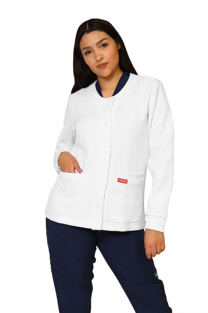 WARM UP Capitonado Chamarra Médica - Salida de Hospital - para Dama - ER-40 - ANA ISABEL UNIFORMES