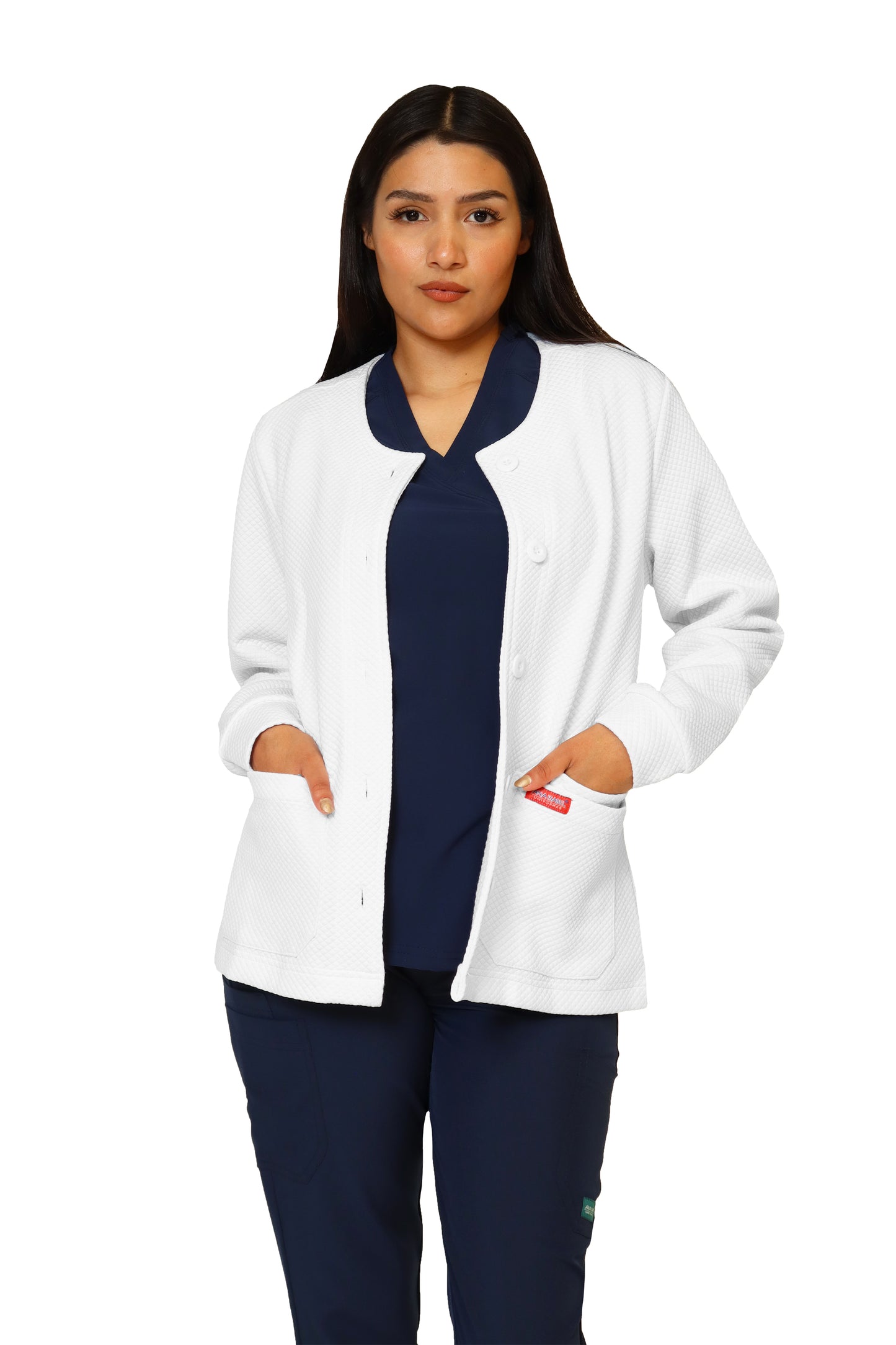 WARM UP Capitonado Chamarra Médica - Salida de Hospital - para Dama - ER-40 - ANA ISABEL UNIFORMES