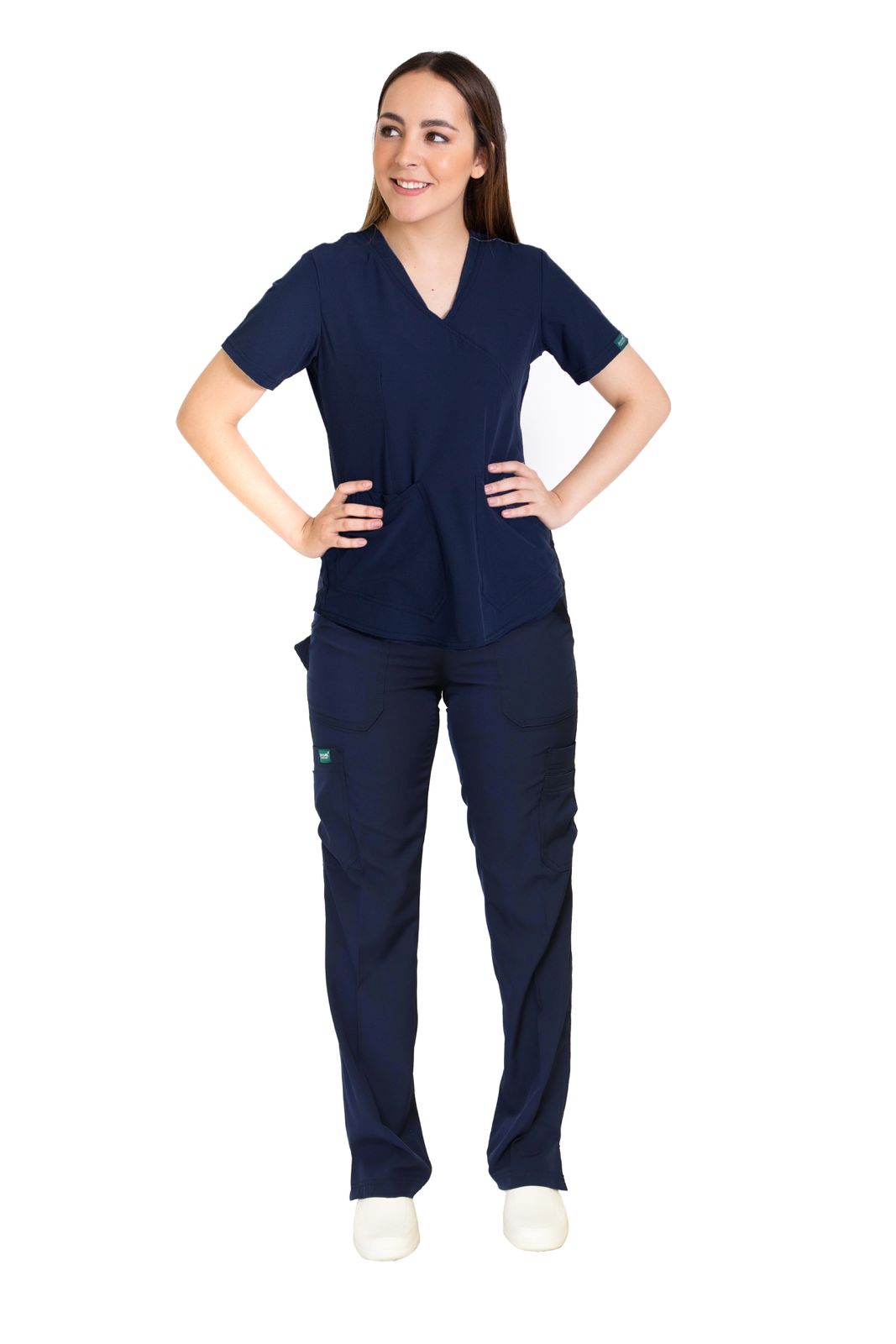 CONJUNTO EV-02 MUÑIN DAMA- PANTALÓN RECTO CON RIB EV-121