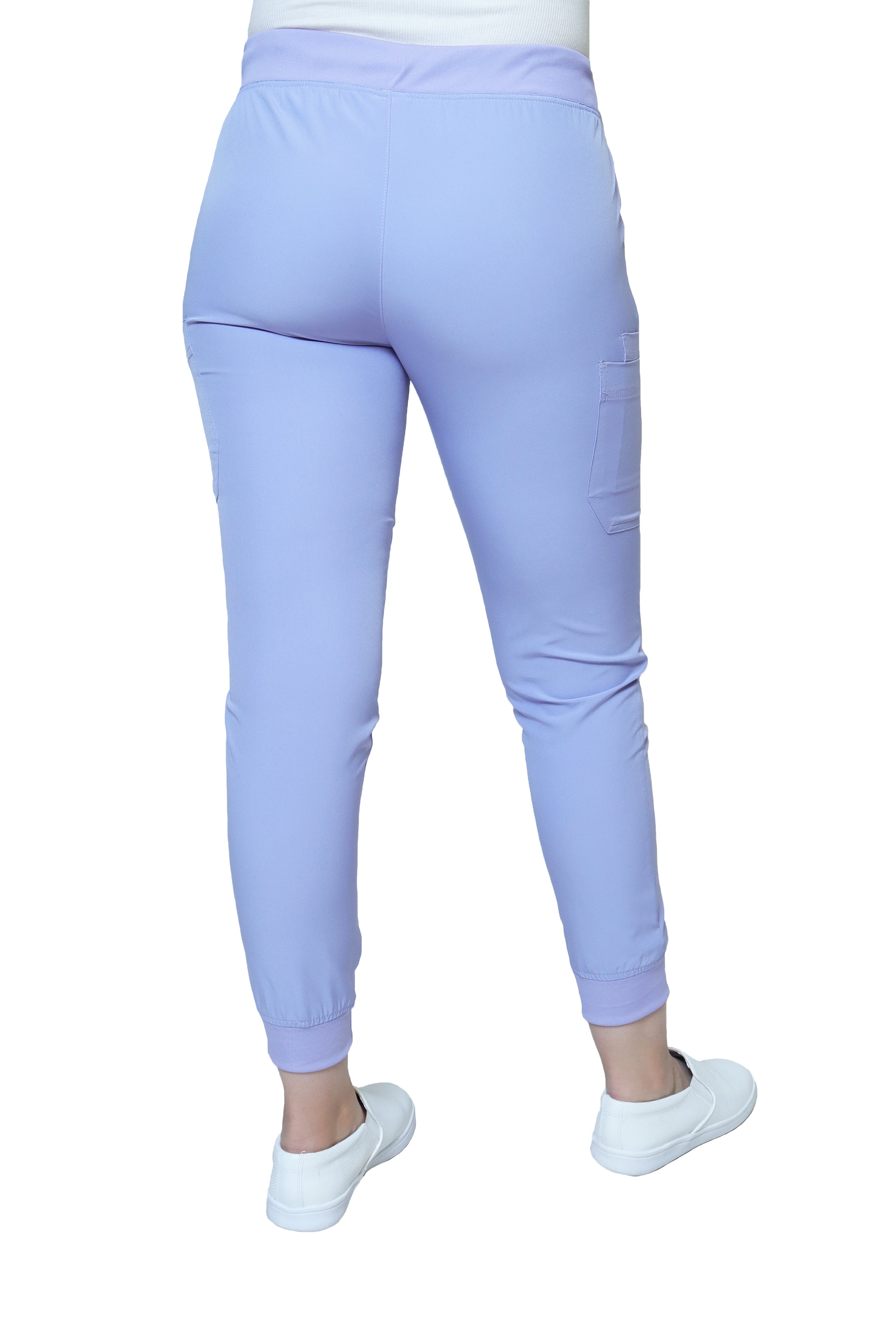 Conjunto SET Filipina MANGA LARGA y Pantalón JOGGER EV-16 Tatita REPELENTE A FLUIDOS-Color LILA Dama-Ana Isabel Uniformes