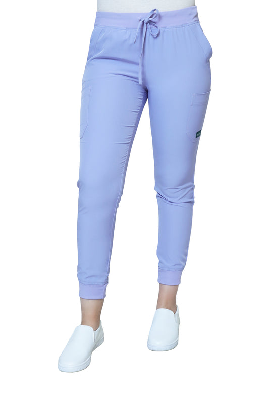 Conjunto SET Filipina MANGA LARGA y Pantalón JOGGER EV-16 Tatita REPELENTE A FLUIDOS-Color LILA Dama-Ana Isabel Uniformes