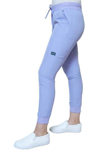 Conjunto SET Filipina MANGA LARGA y Pantalón JOGGER EV-16 Tatita REPELENTE A FLUIDOS-Color LILA Dama-Ana Isabel Uniformes