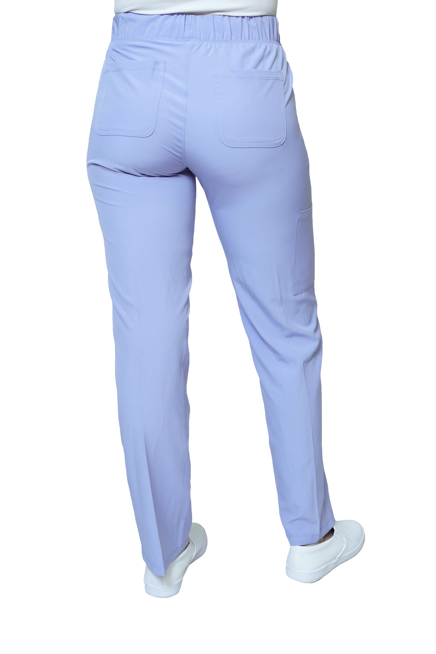 Conjunto SET Filipina MANGA LARGA y Pantalón EV-16 Tatita REPELENTE A FLUIDOS-Color LILA Dama-Ana Isabel Uniformes