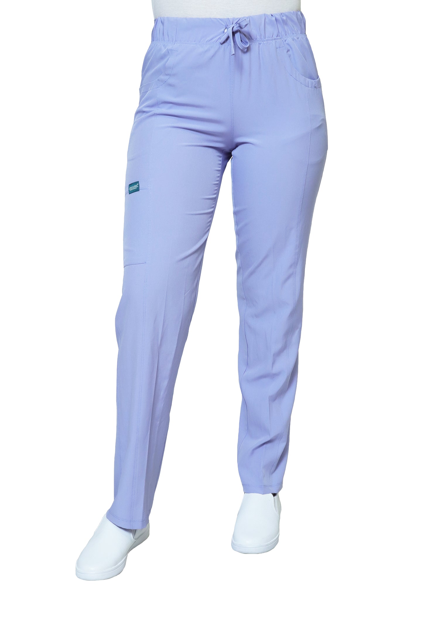 Conjunto SET Filipina MANGA LARGA y Pantalón EV-16 Tatita REPELENTE A FLUIDOS-Color LILA Dama-Ana Isabel Uniformes