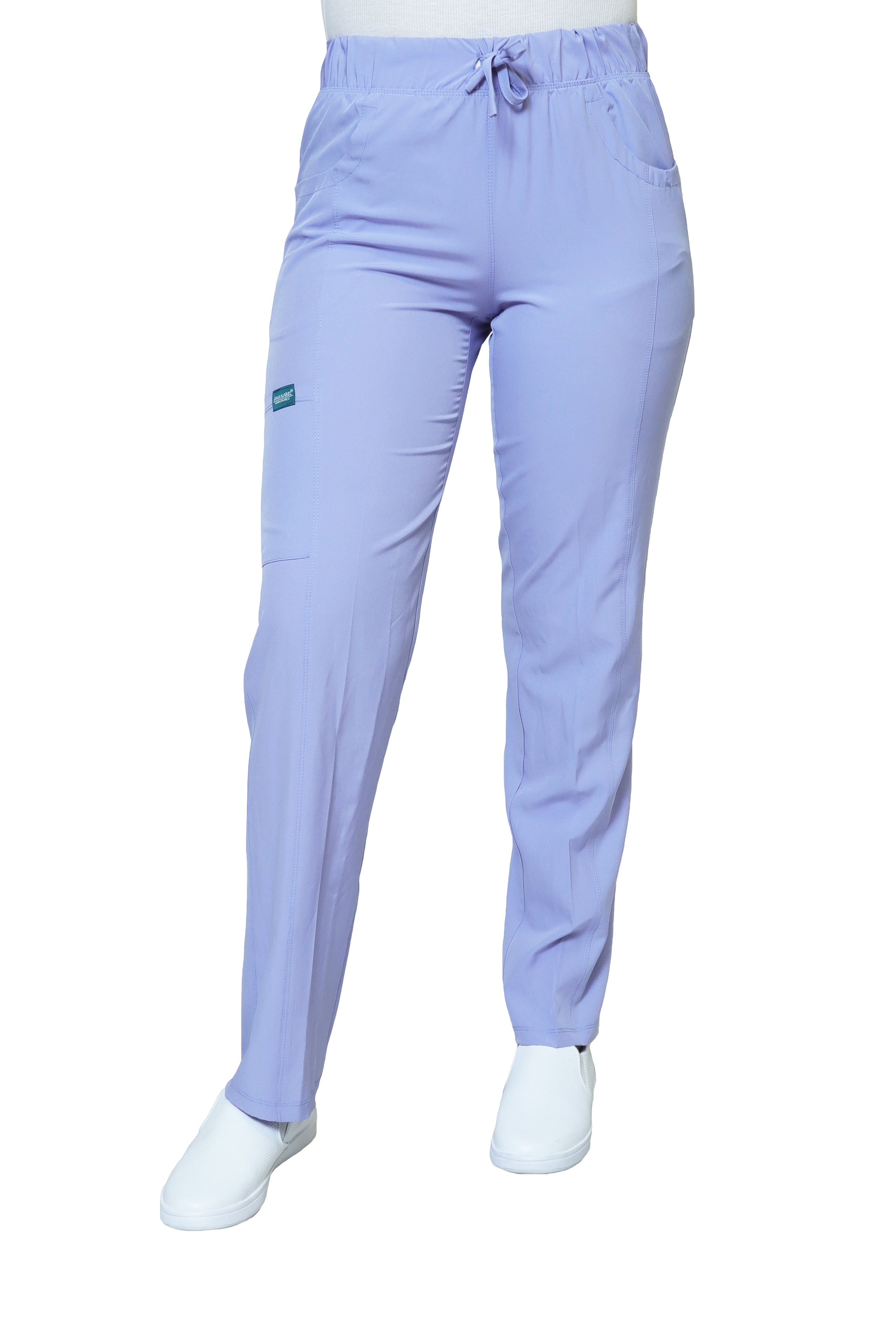 Conjunto SET Filipina MANGA LARGA y Pantalón EV-16 Tatita REPELENTE A FLUIDOS-Color LILA Dama-Ana Isabel Uniformes