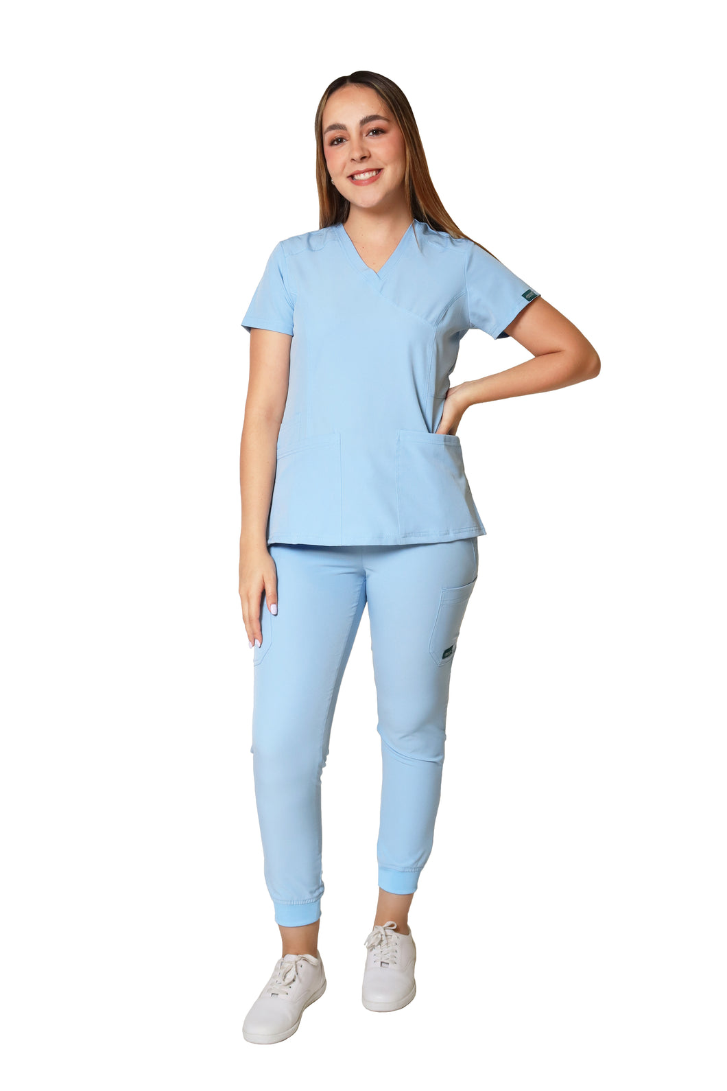 CONJUNTOS COLOR CELESTE CON PANT JOGGER DAMA EV-04-16-24
