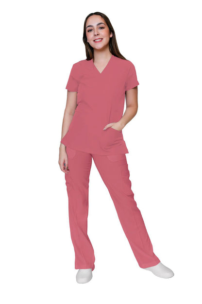 CONJUNTO EV-04 TATITA DAMA- PANTALÓN RECTO CON RIB EV-121