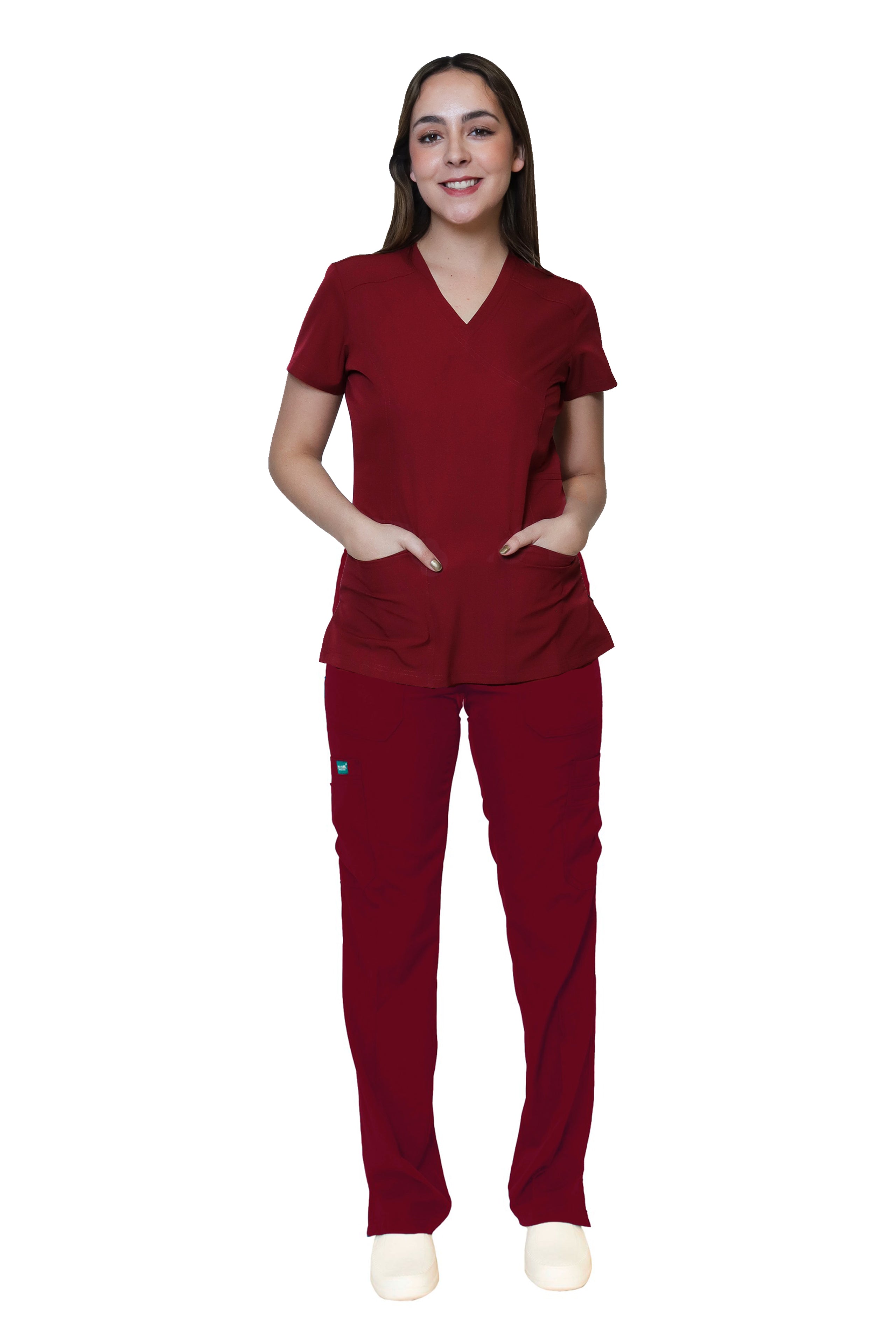CONJUNTO EV-04 TATITA DAMA- PANTALÓN RECTO CON RIB EV-121