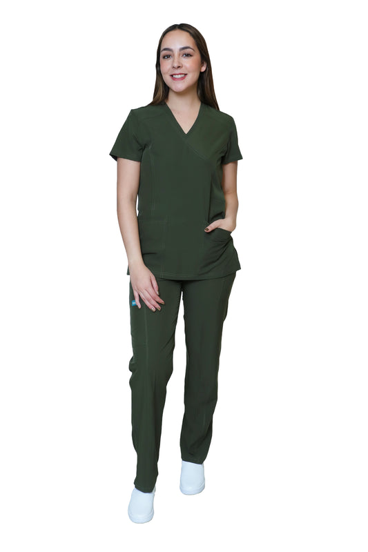 CONJUNTOS COLOR OLIVO DAMA EV-04-16