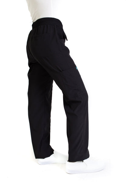 Conjunto SET Filipina y Pantalón EV-24 KITTY REPELENTE A FLUIDOS-Color NEGRO Dama-Ana Isabel Uniformes