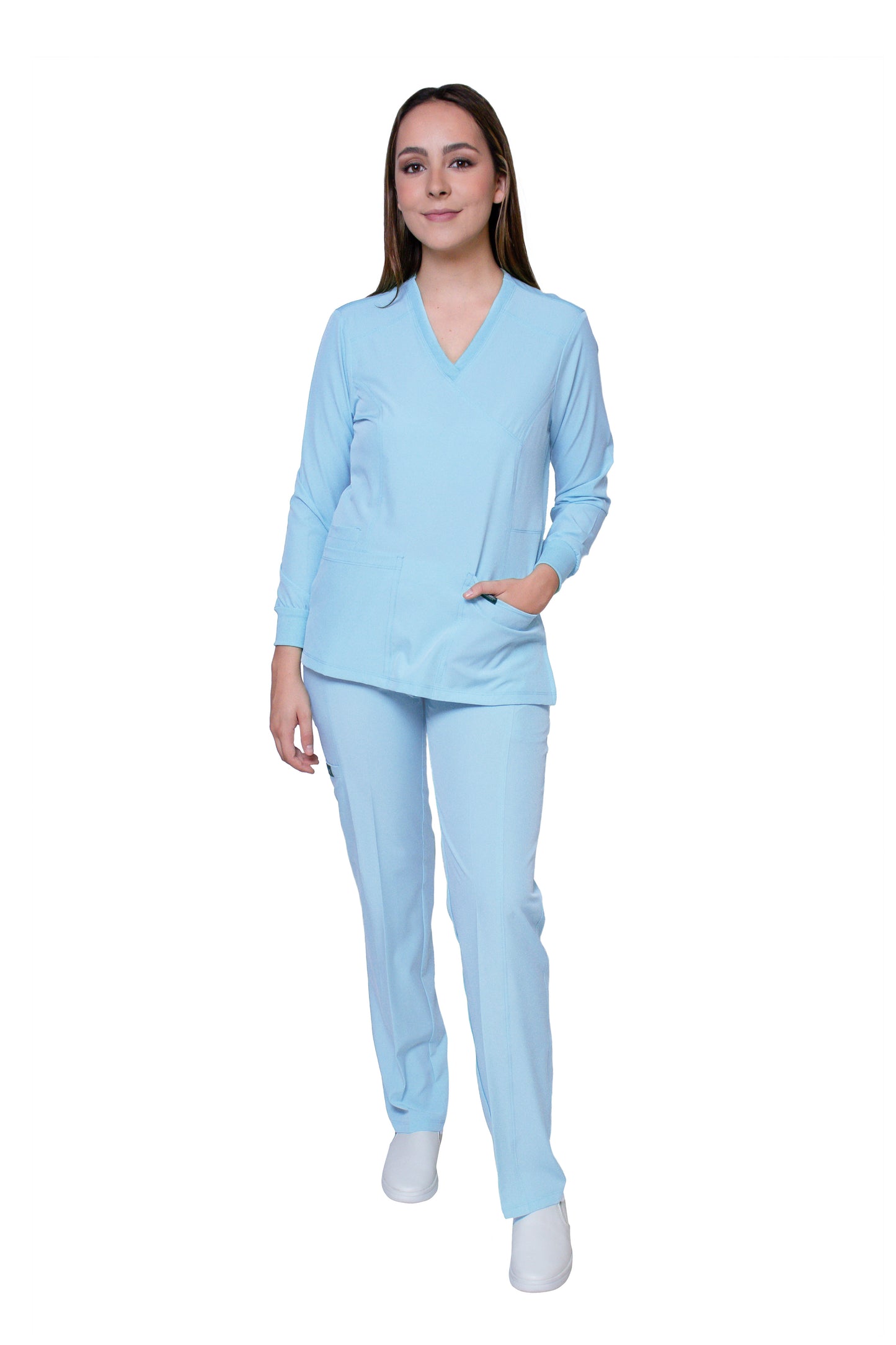 CONJUNTO EV-16 TATITA MANGA LARGA DAMA TALLAS 3XG Y 4XG