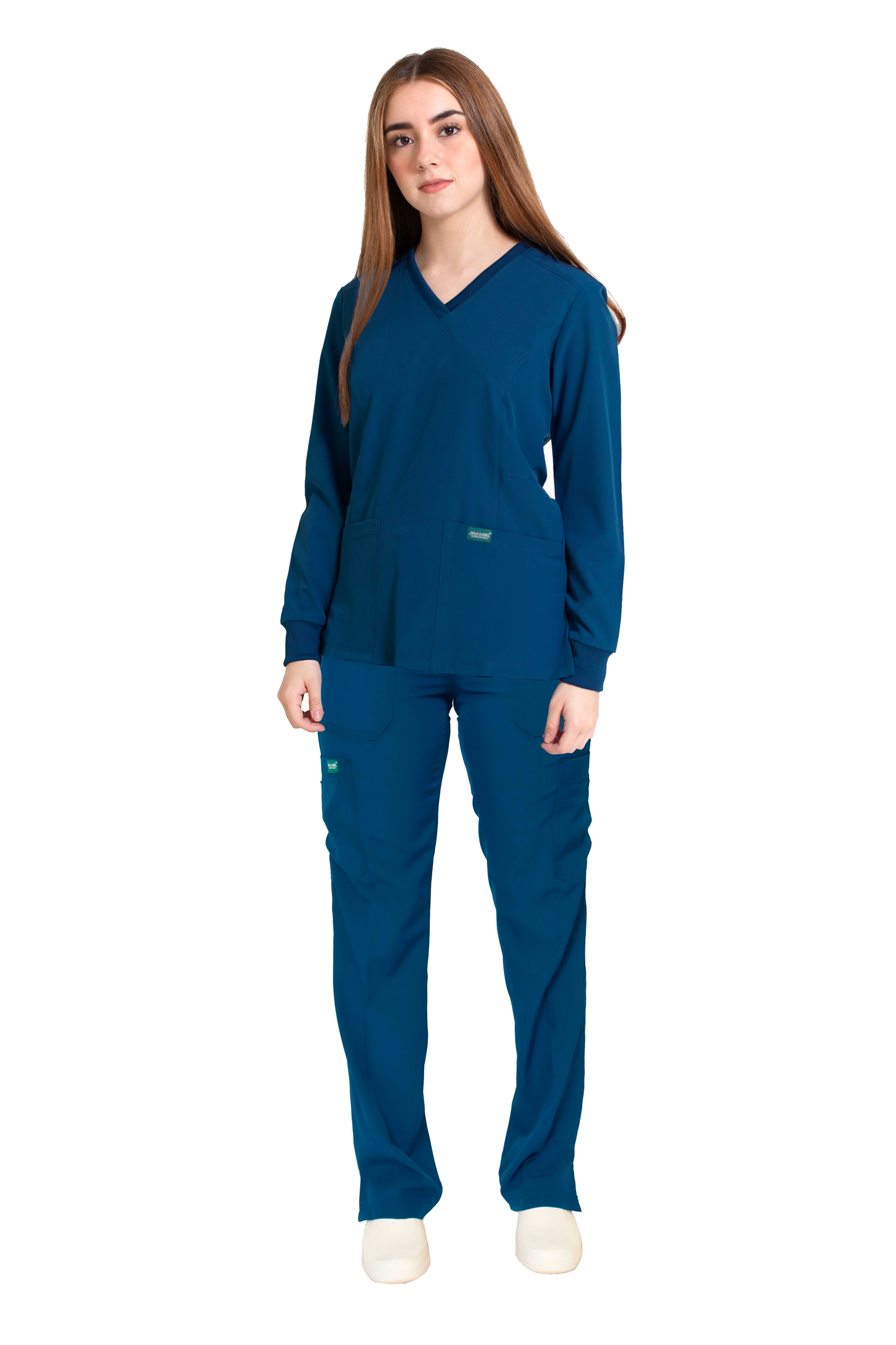 CONJUNTO EV-16 TATITA MANGA LARGA DAMA- PANTALÓN RECTO CON RIB EV-121