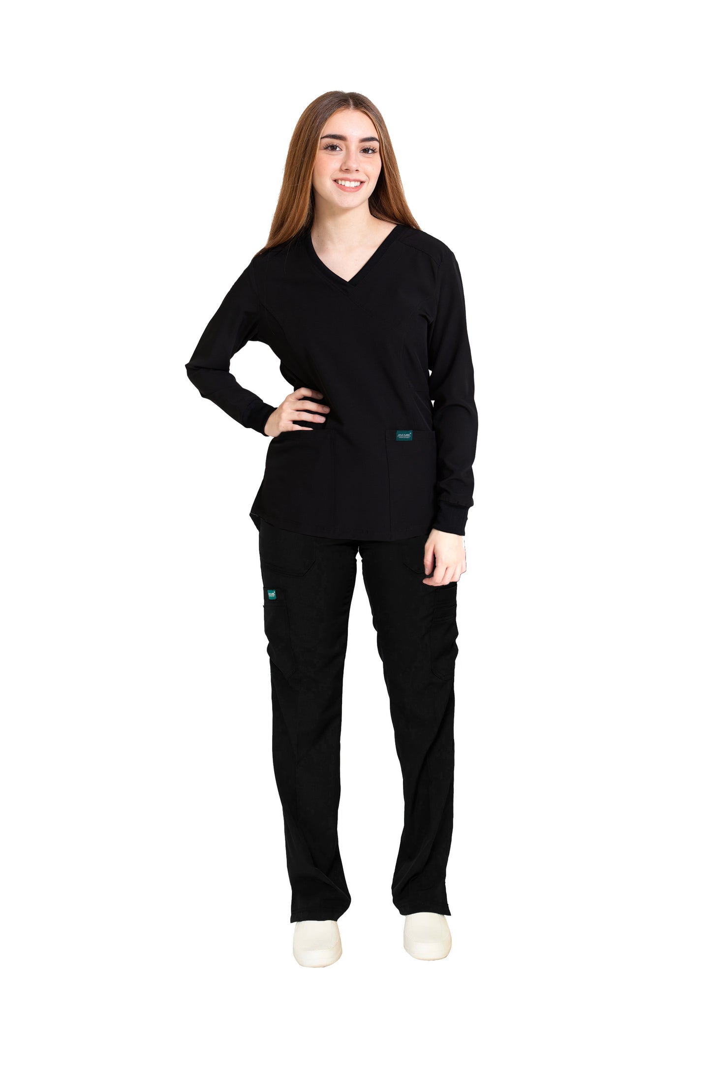 CONJUNTO EV-16 TATITA MANGA LARGA DAMA- PANTALÓN RECTO CON RIB EV-121