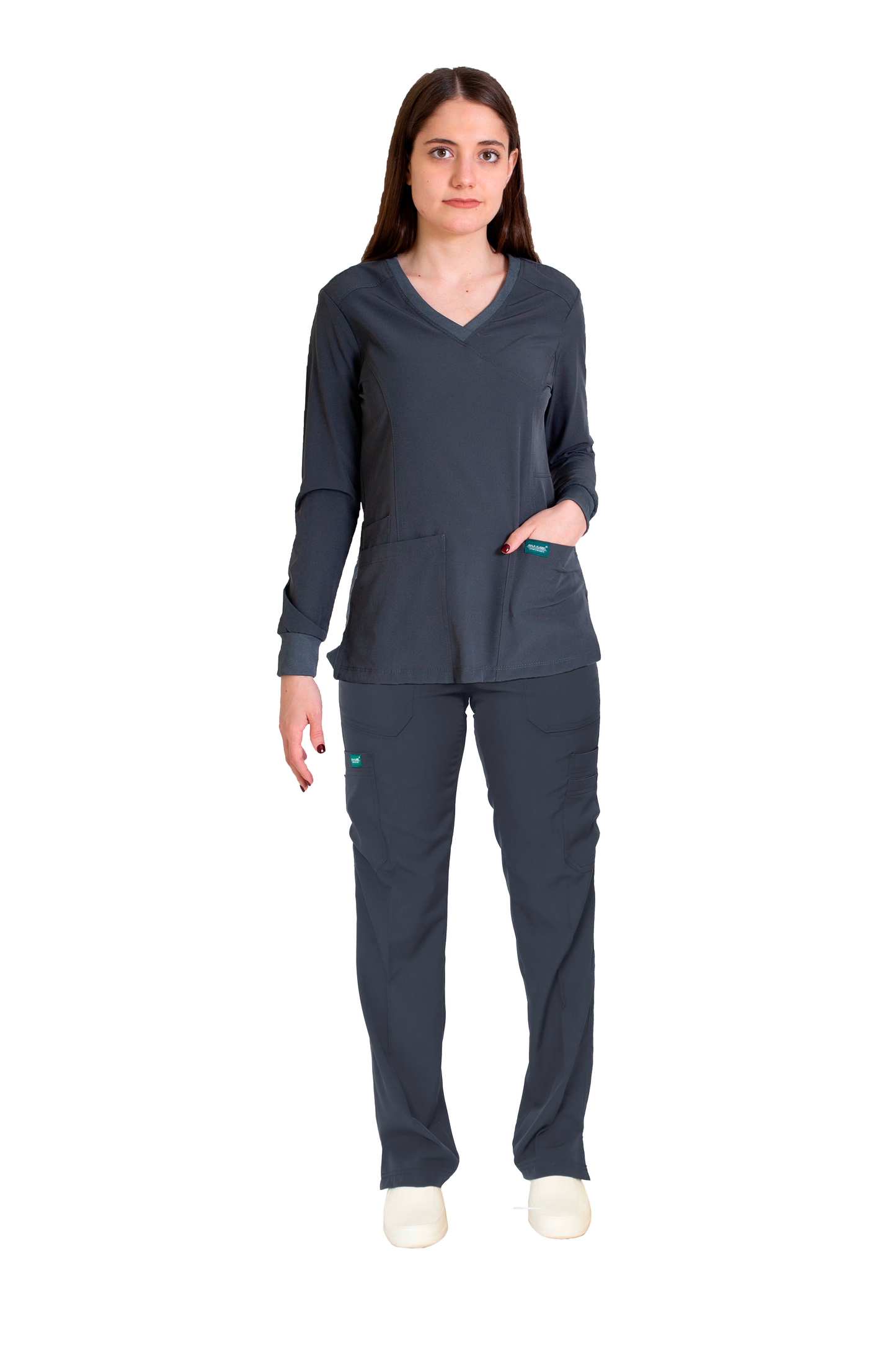 CONJUNTO EV-16 TATITA MANGA LARGA DAMA- PANTALÓN RECTO CON RIB EV-121