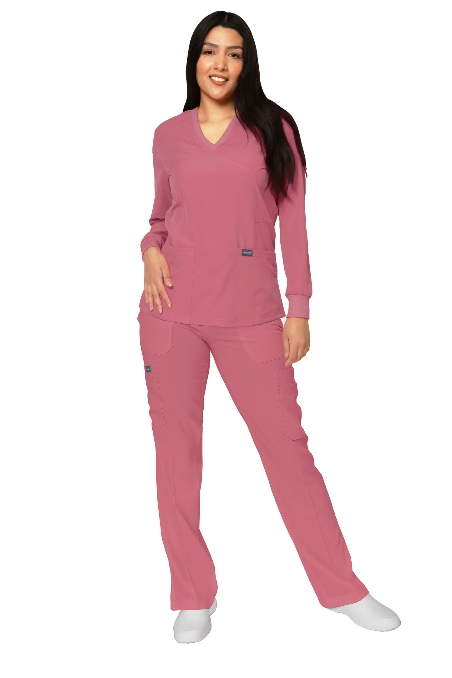 CONJUNTO EV-16 TATITA MANGA LARGA DAMA- PANTALÓN RECTO CON RIB EV-121