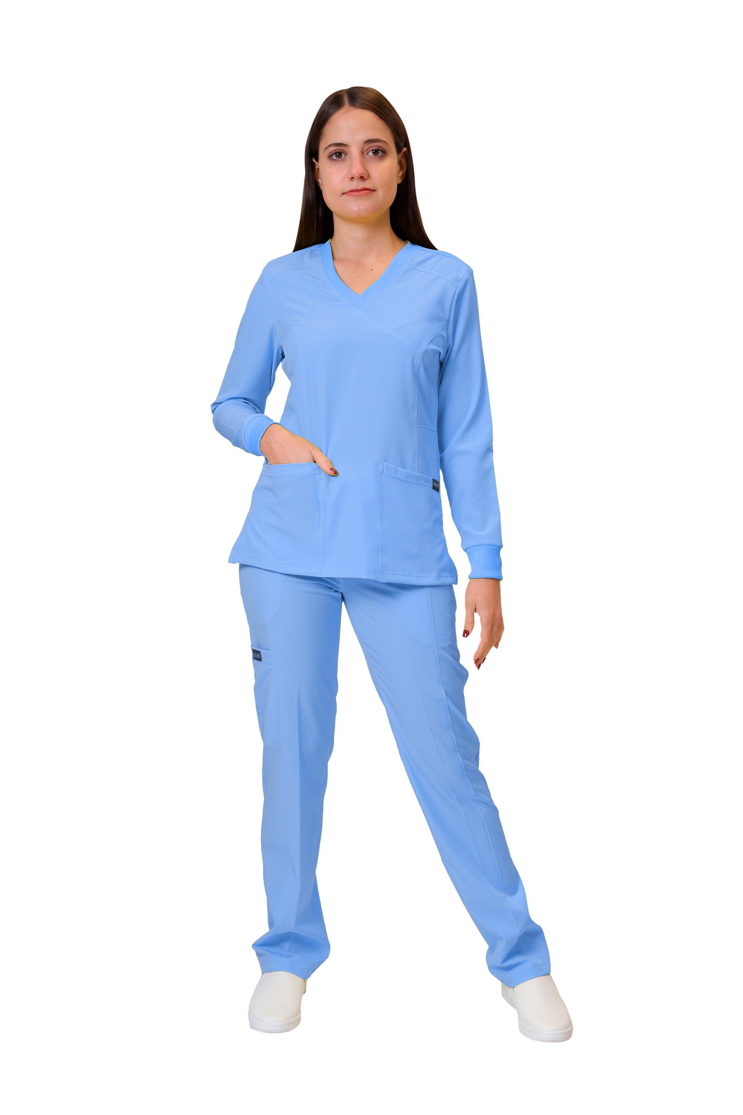 CONJUNTO EV-16 TATITA MANGA LARGA DAMA TALLAS 3XG Y 4XG