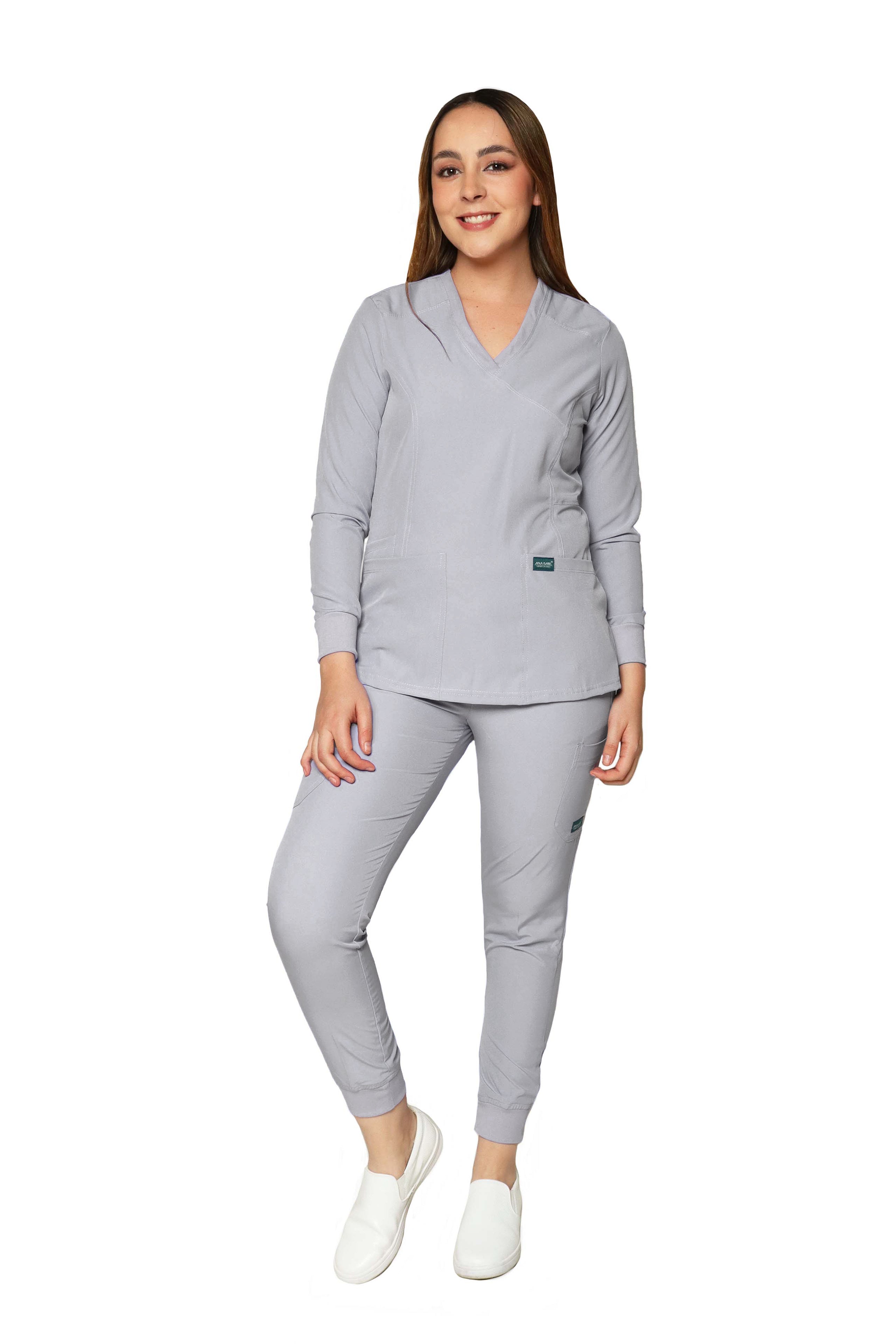 CONJUNTO EV-16 TATITA MANGA LARGA CON PANTALÓN JOGGER DAMA más COLORES