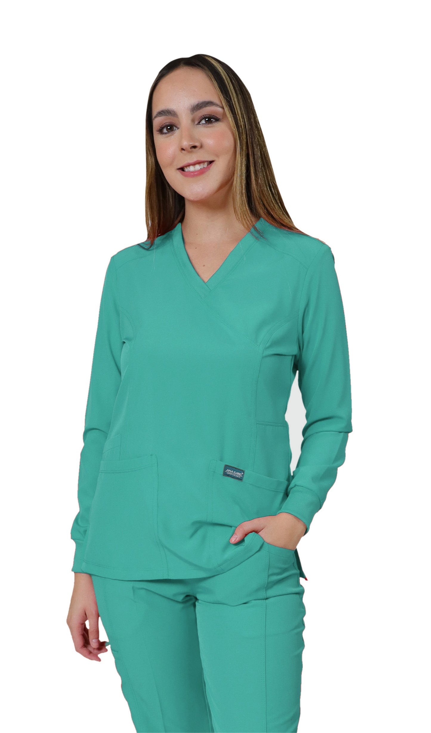 FILIPINA EV-16 TATITA MANGA LARGA DAMA MÁS MÁS COLORES