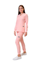 Cargar imagen en el visor de la galería, CONJUNTO EV-16 TATITA MANGA LARGA CON PANTALÓN JOGGER DAMA 3XG Y 4XG
