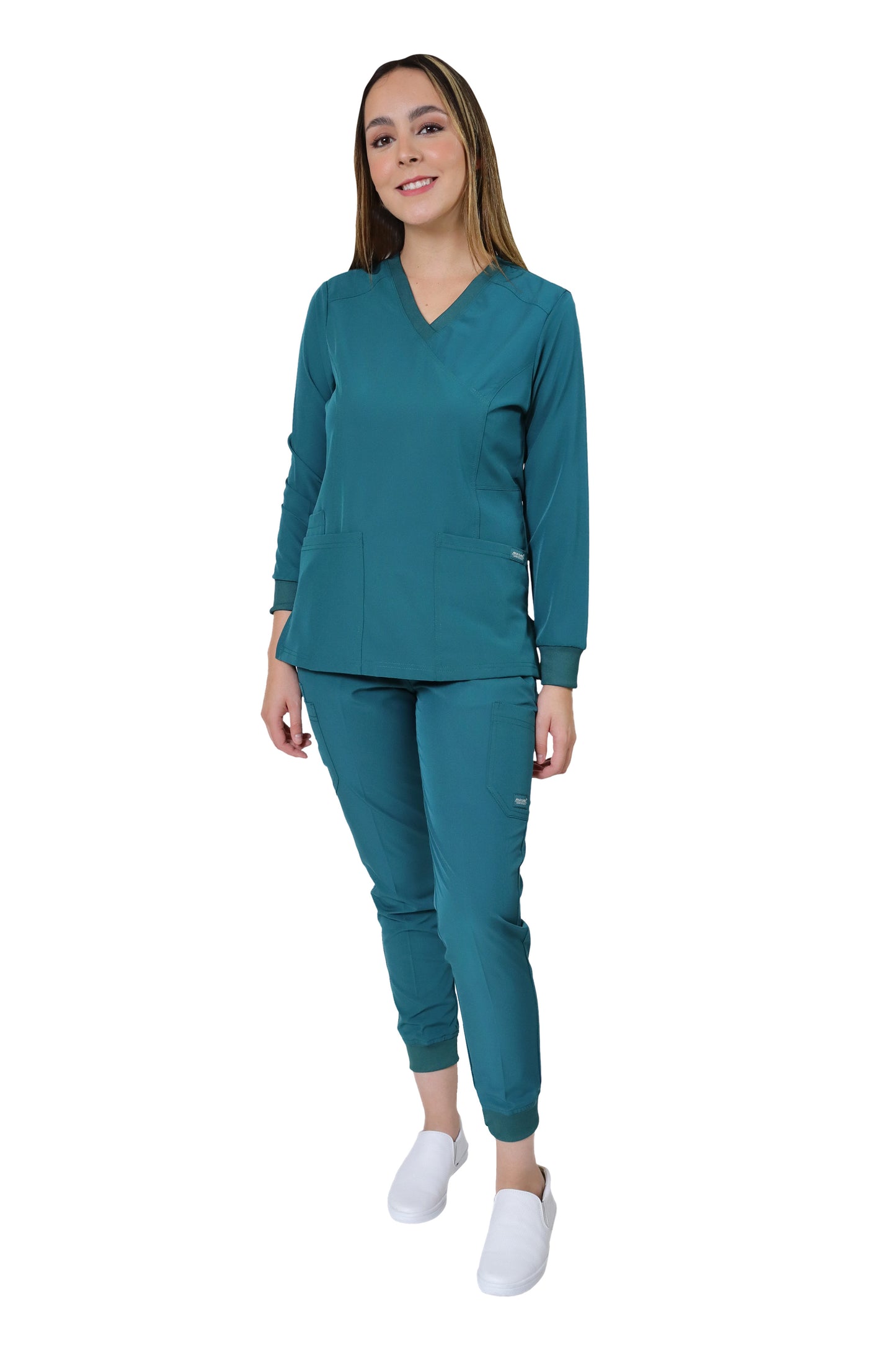 CONJUNTO EV-16 TATITA MANGA LARGA CON PANTALÓN JOGGER DAMA 3XG Y 4XG