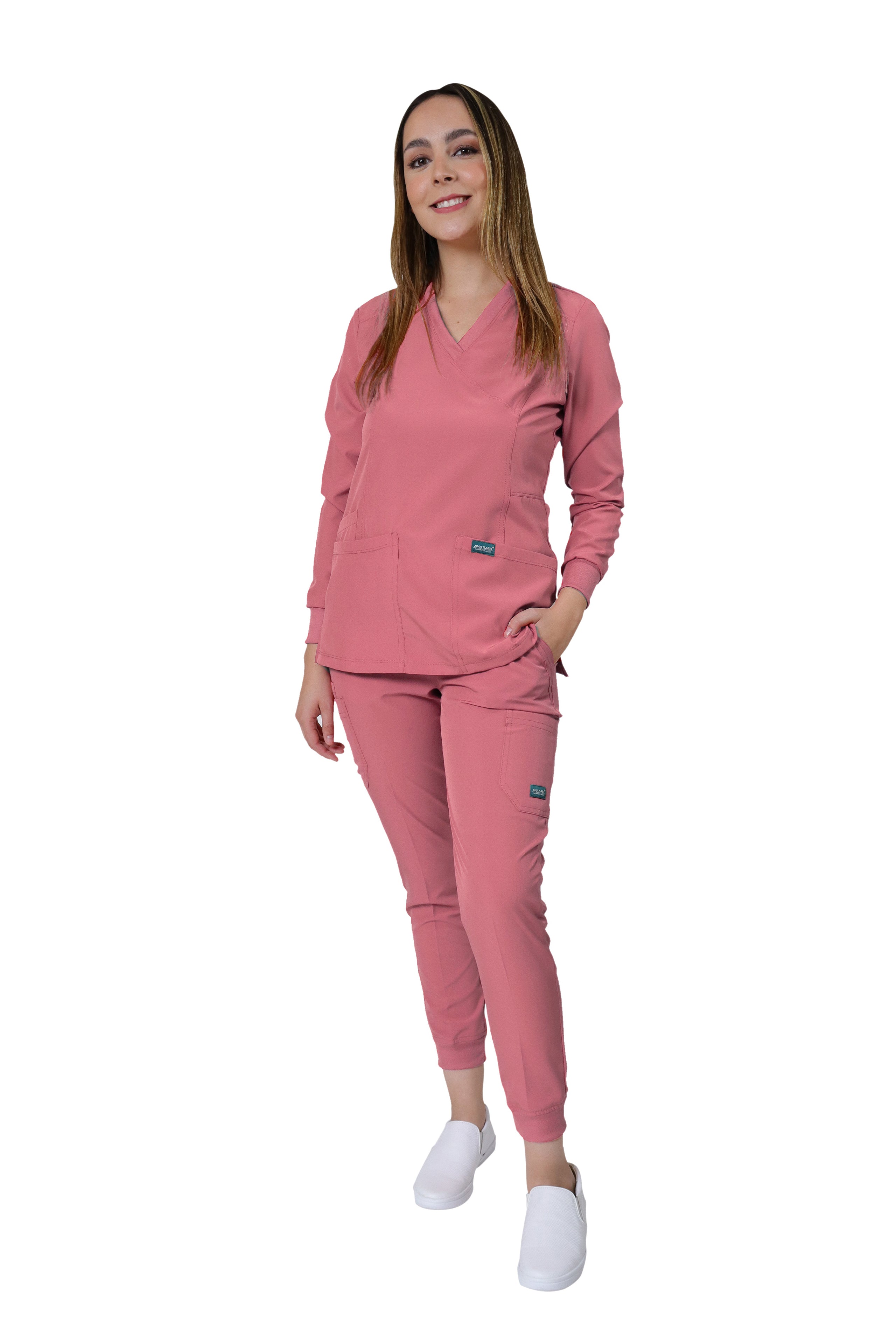 CONJUNTO EV-16 TATITA MANGA LARGA CON PANTALÓN JOGGER DAMA más COLORES