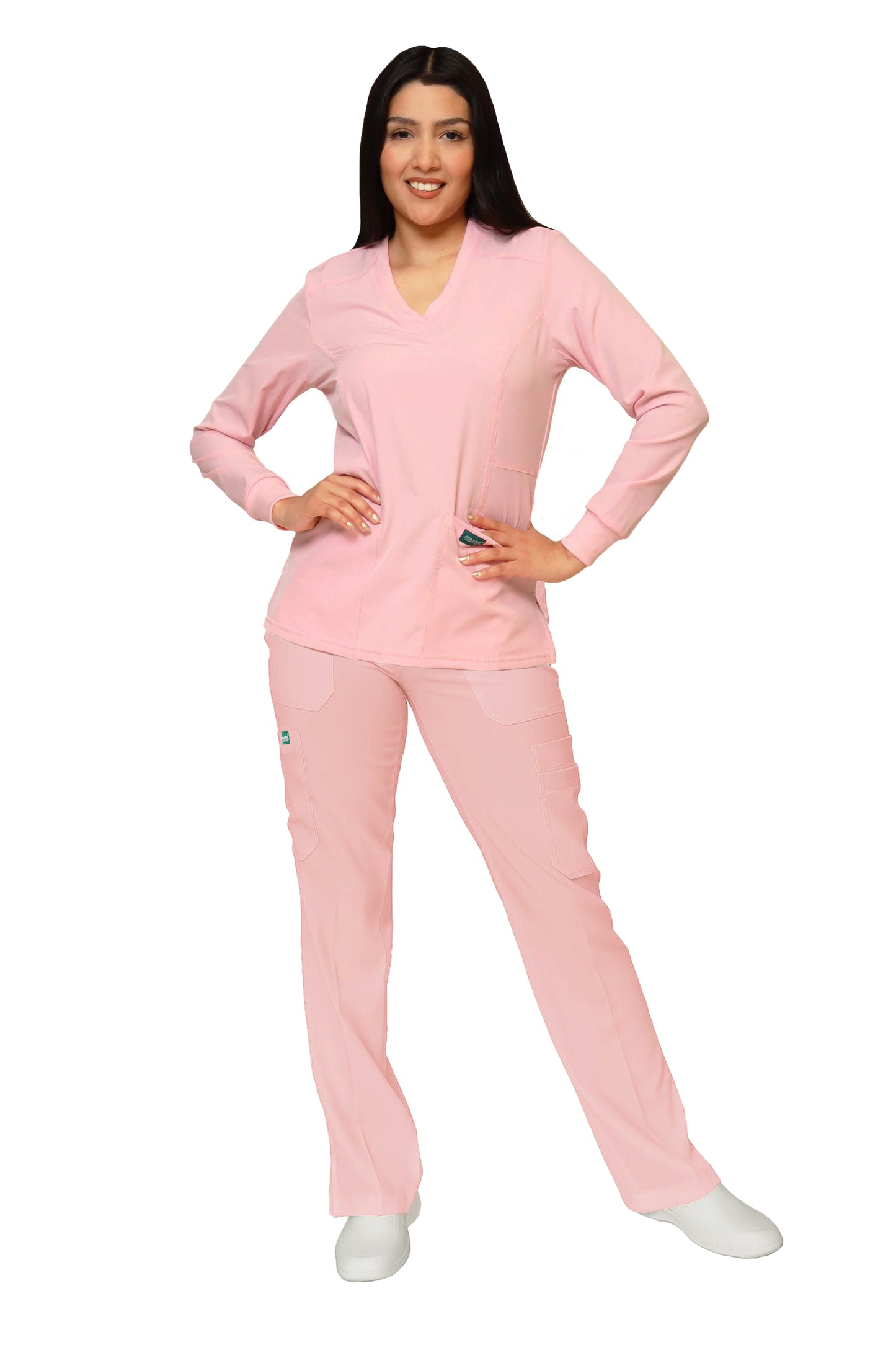 CONJUNTO EV-16 TATITA MANGA LARGA DAMA- PANTALÓN RECTO CON RIB EV-121