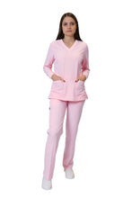 Cargar imagen en el visor de la galería, CONJUNTOS COLOR ROSA CLARO DAMA EV-04-16-24
