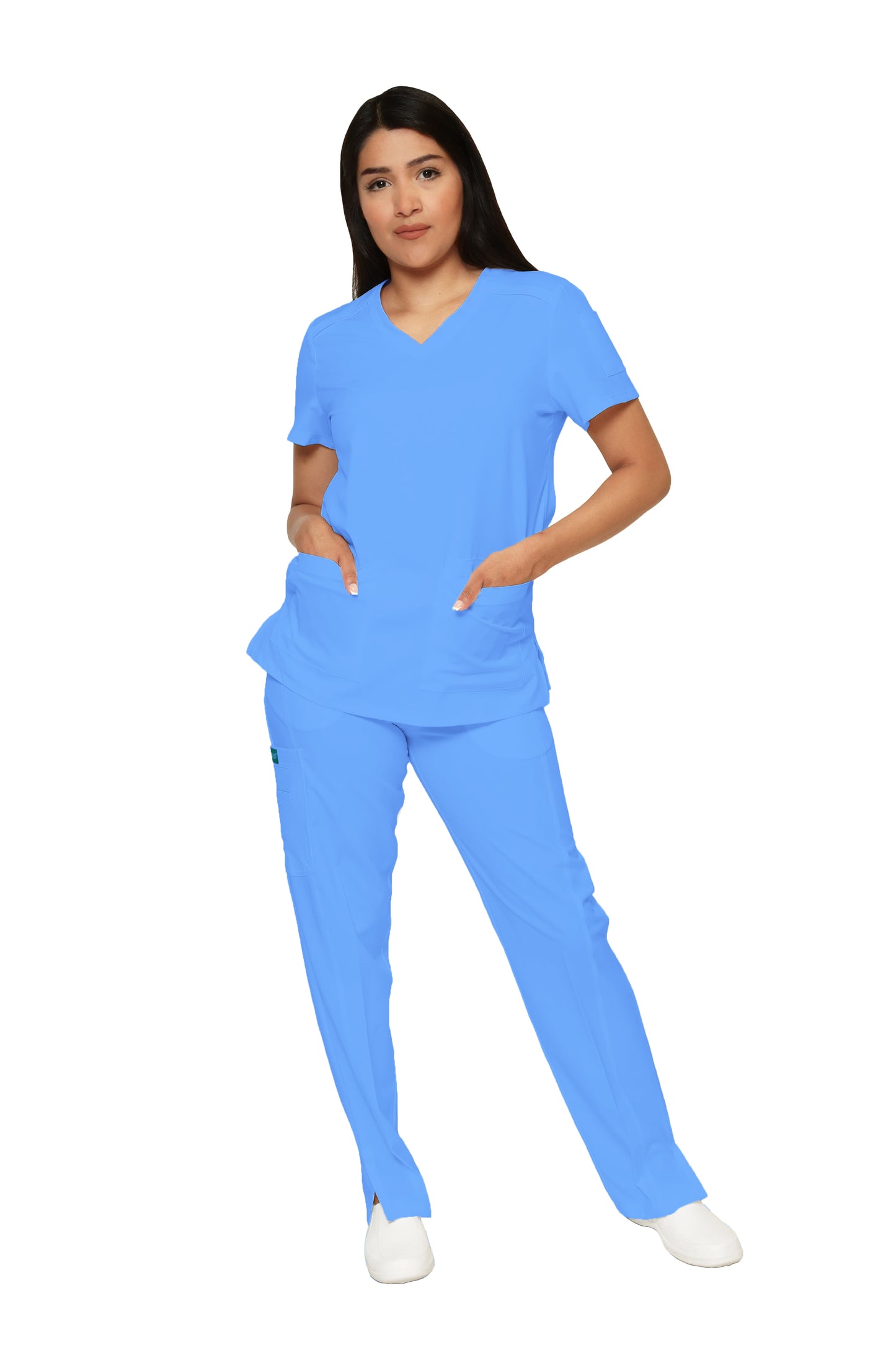 CONJUNTO EV-22 LUCY DAMA- PANTALÓN RECTO HIGH WAIST EV-145