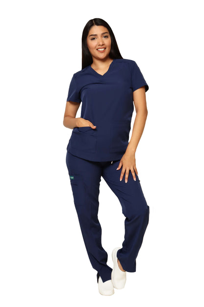 CONJUNTO EV-22 LUCY DAMA- PANTALÓN RECTO HIGH WAIST EV-145