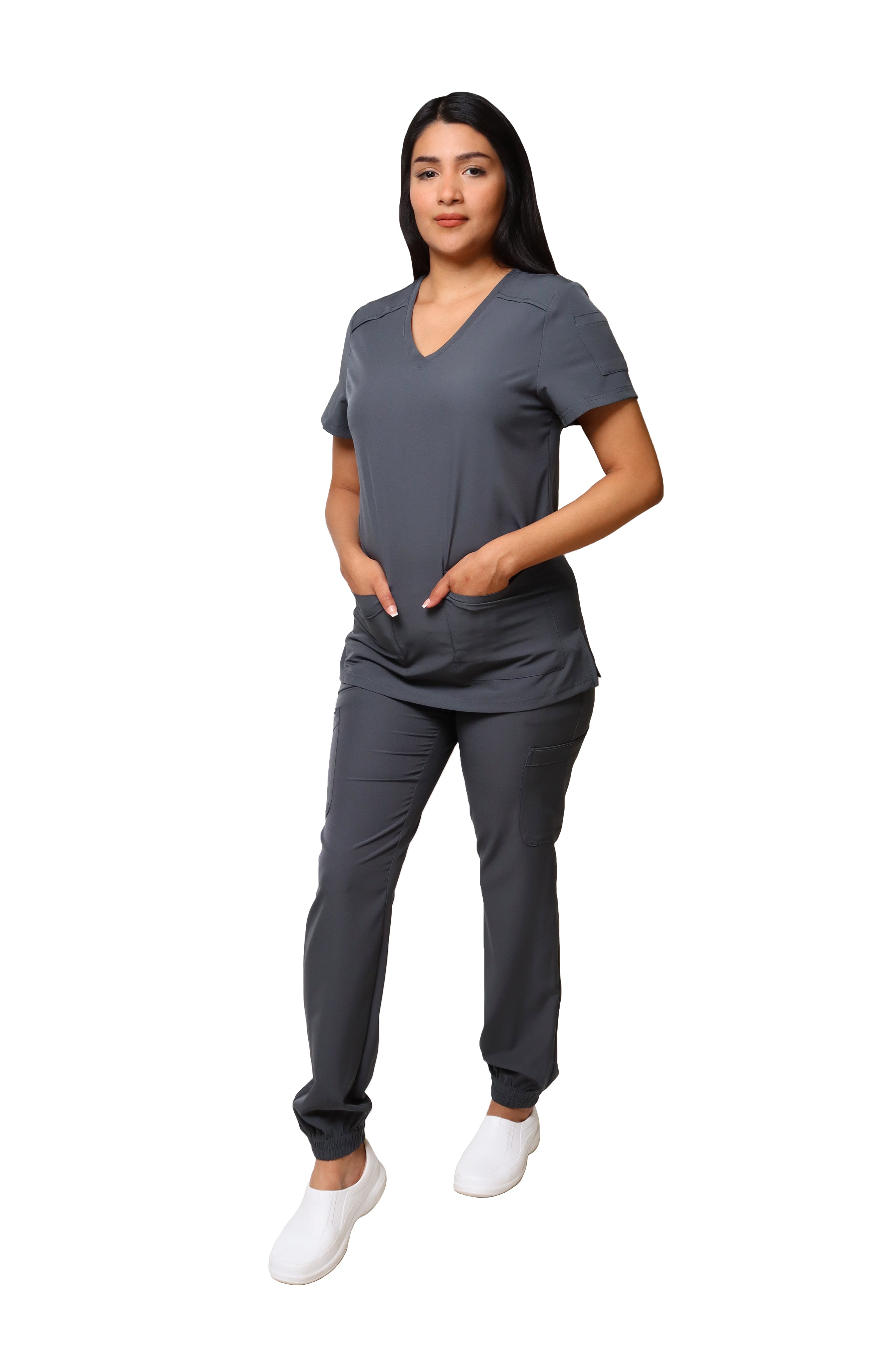 CONJUNTO EV-22 LUCY DAMA- PANTALÓN JOGGER HIGH WAIST EV-135