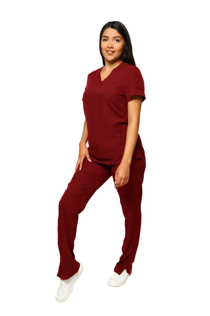 CONJUNTO EV-22 LUCY DAMA- PANTALÓN RECTO HIGH WAIST EV-145