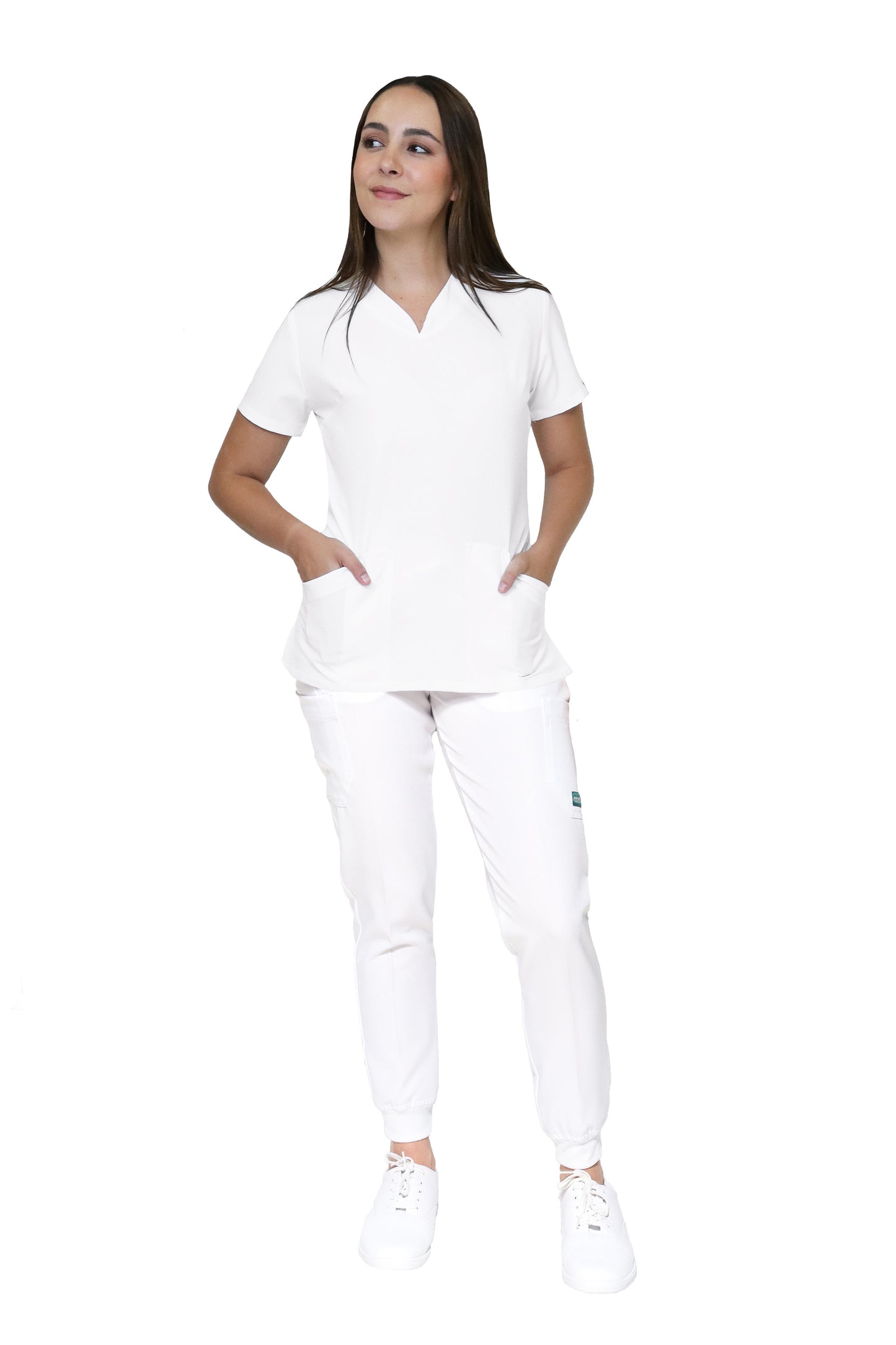 CONJUNTOS COLOR BLANCO CON PANT JOGGER DAMA EV-01-02-03-04-16-18-19-20-22-24-30