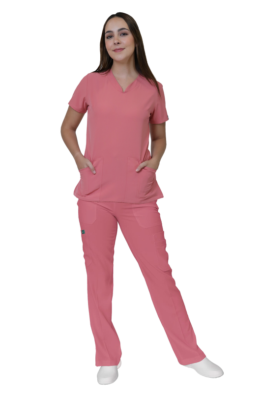 CONJUNTO EV-24 KITTY DAMA- PANTALÓN RECTO CON RIB EV-121