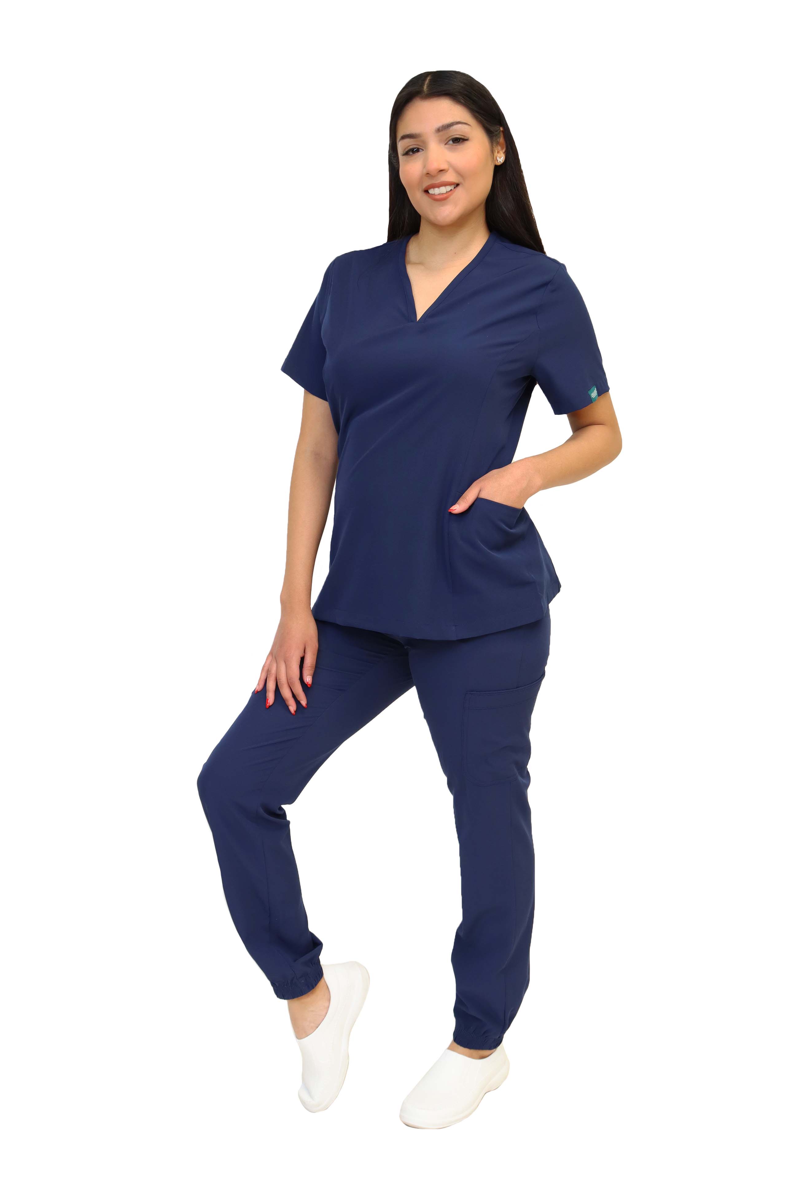 CONJUNTO EV-27 LIZ DAMA- PANTALÓN JOGGER HIGH WAIST EV-135