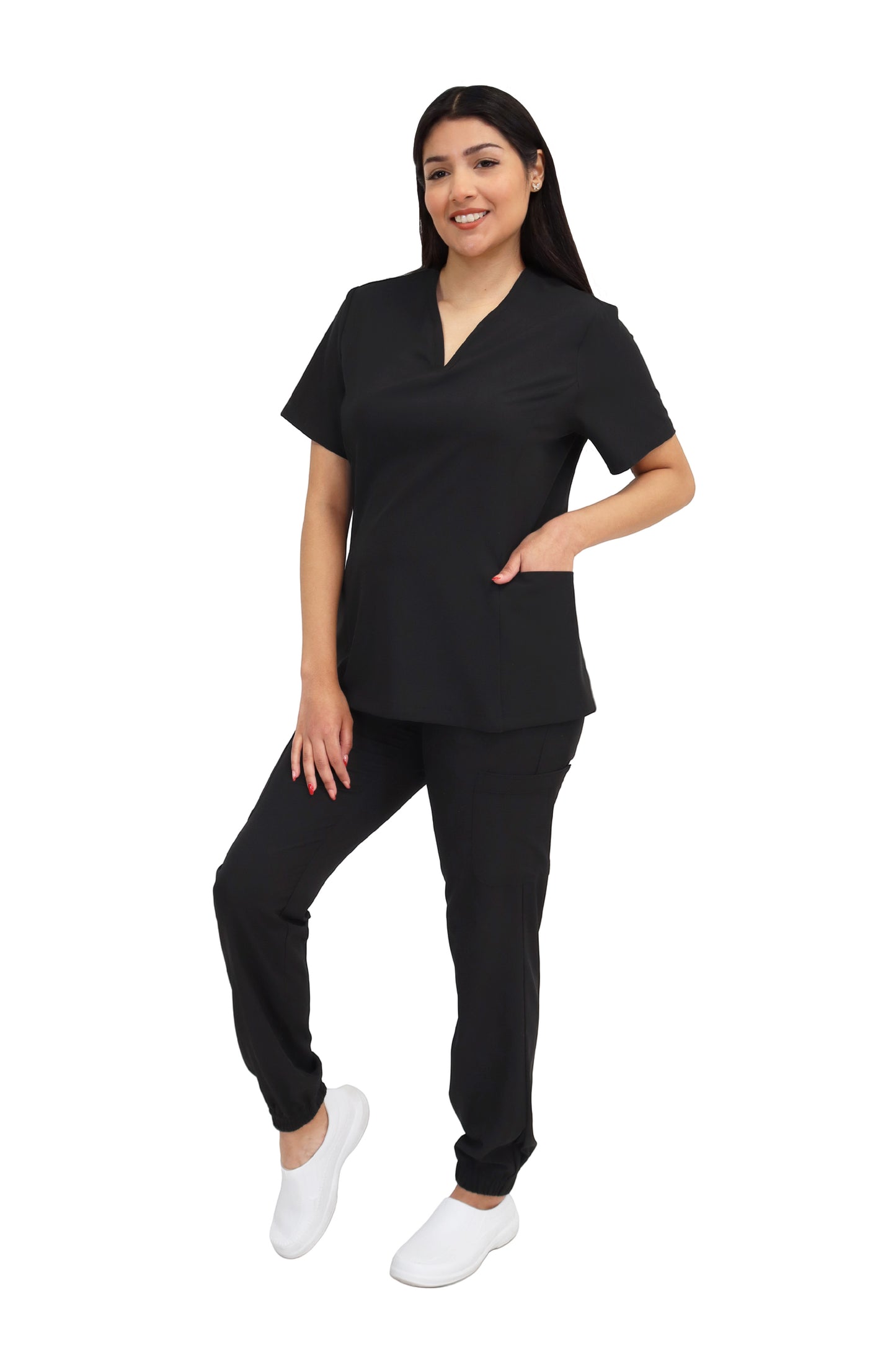 CONJUNTO EV-27 LIZ DAMA- PANTALÓN JOGGER HIGH WAIST EV-135