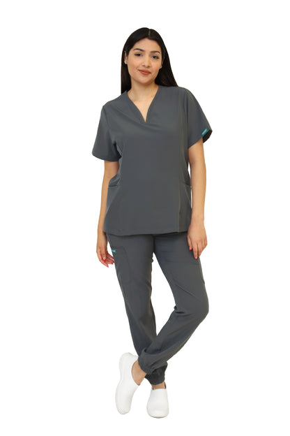 CONJUNTO EV-27 LIZ DAMA- PANTALÓN JOGGER HIGH WAIST EV-135