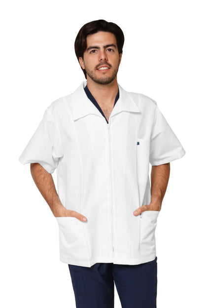 Filipina HA-13 CIERRE -Color BLANCO HOMBRE- HASSAN Uniformes