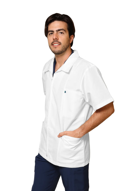 Filipina HA-13 CIERRE -Color BLANCO HOMBRE- HASSAN Uniformes