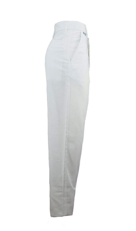 PANTALÓN DE GABARDINA HA-17R Blanco - con  TECNOLOGÍA REPELENCIA - CABALLERO