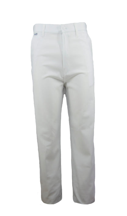 PANTALÓN DE GABARDINA HA-17R Blanco - con  TECNOLOGÍA REPELENCIA - CABALLERO