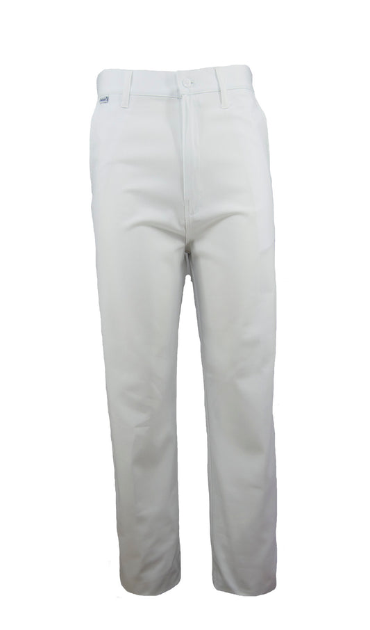 PANTALÓN DE GABARDINA HA-17R Blanco - con  TECNOLOGÍA REPELENCIA - CABALLERO