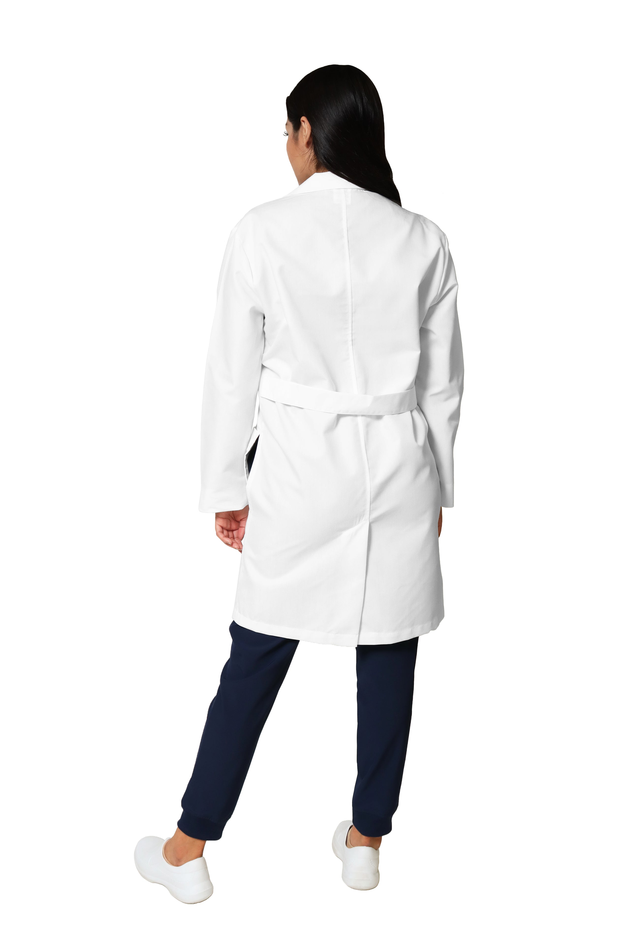 Bata Médica y de Laboratorio UNISEX con REPELENTE A FLUIDOS- TELA POPELINA- HA-9599R